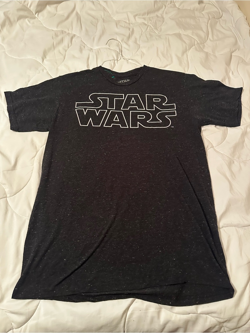 Star Wars Black Men's Logo Short Sleeve Tee